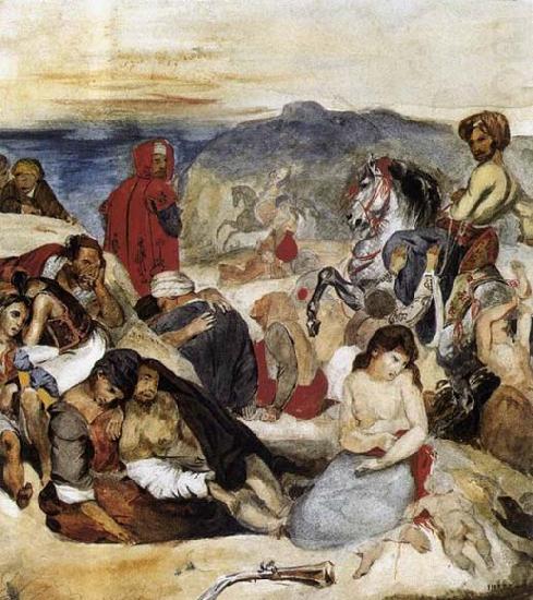 Eugene Delacroix The Massacre of Chios china oil painting image
